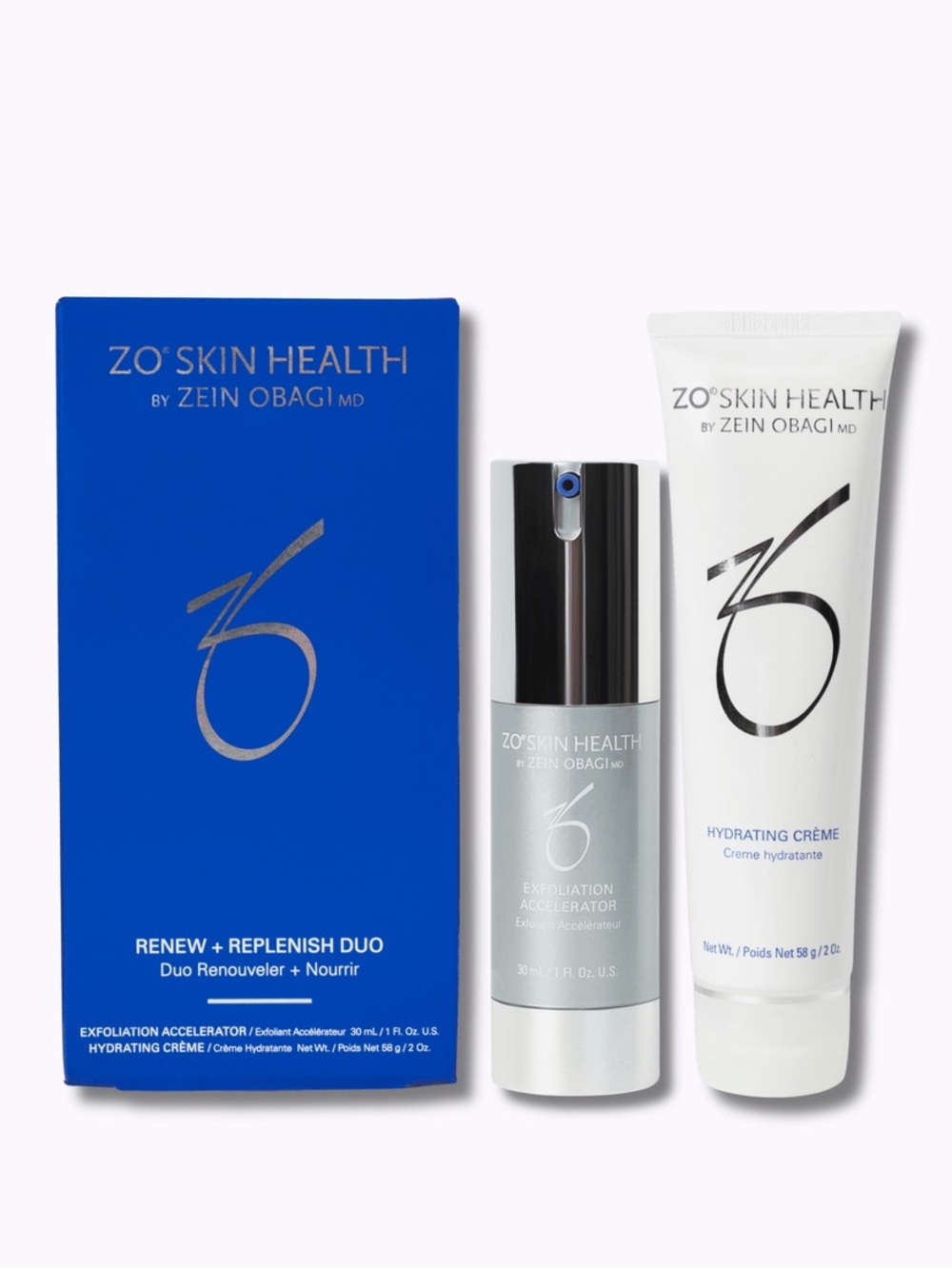 New in box ZO® Skin Health Hydrating Crème & Exfoliation Accelerator Duo